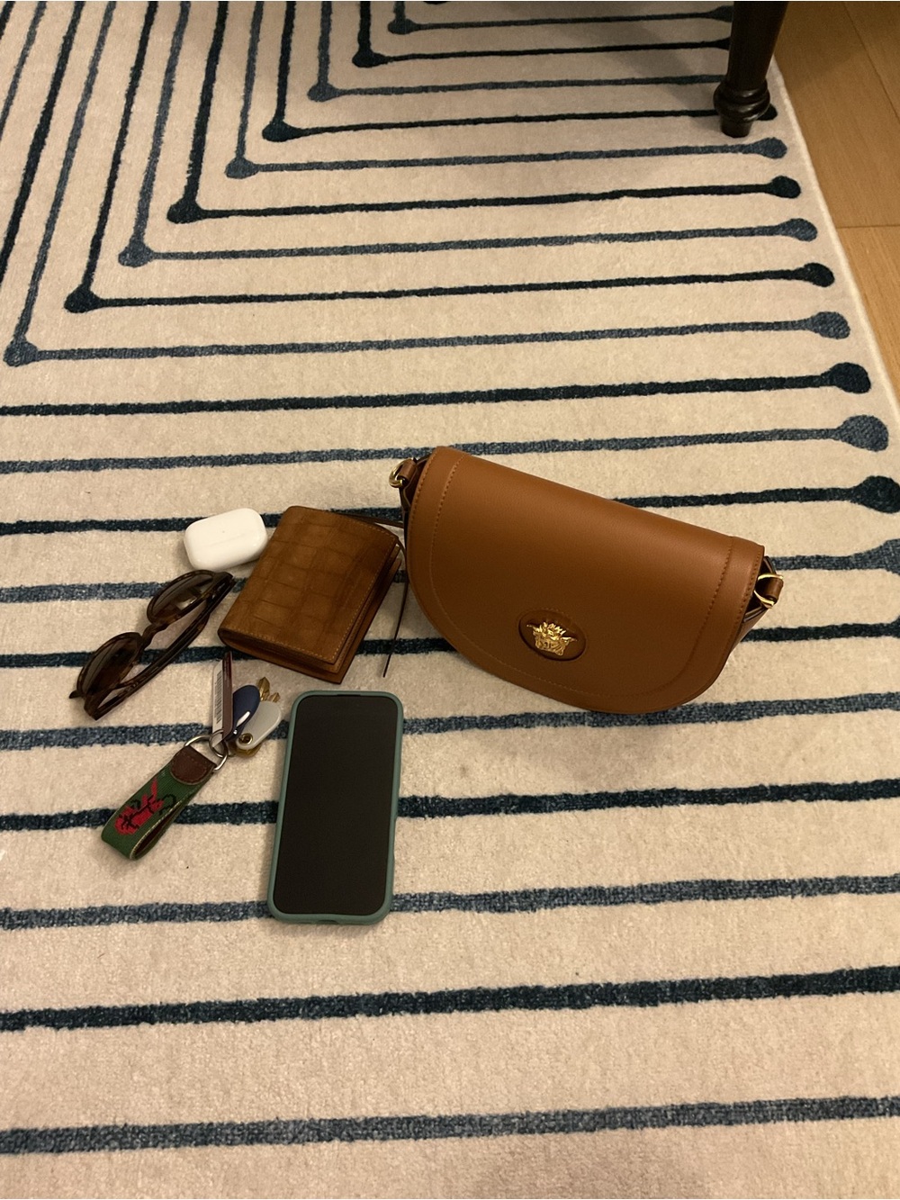 Versace Half Moon La Medusa Crossbody Bag - Picture 11 of 12